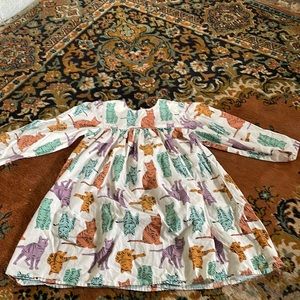 Long sleeved cat dress